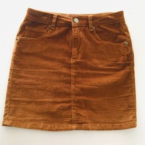 Brandy Melville Velvet Skirt